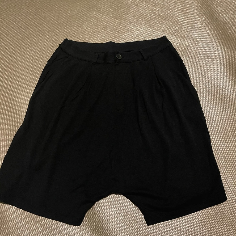 Men’s Zara drop crotch shorts